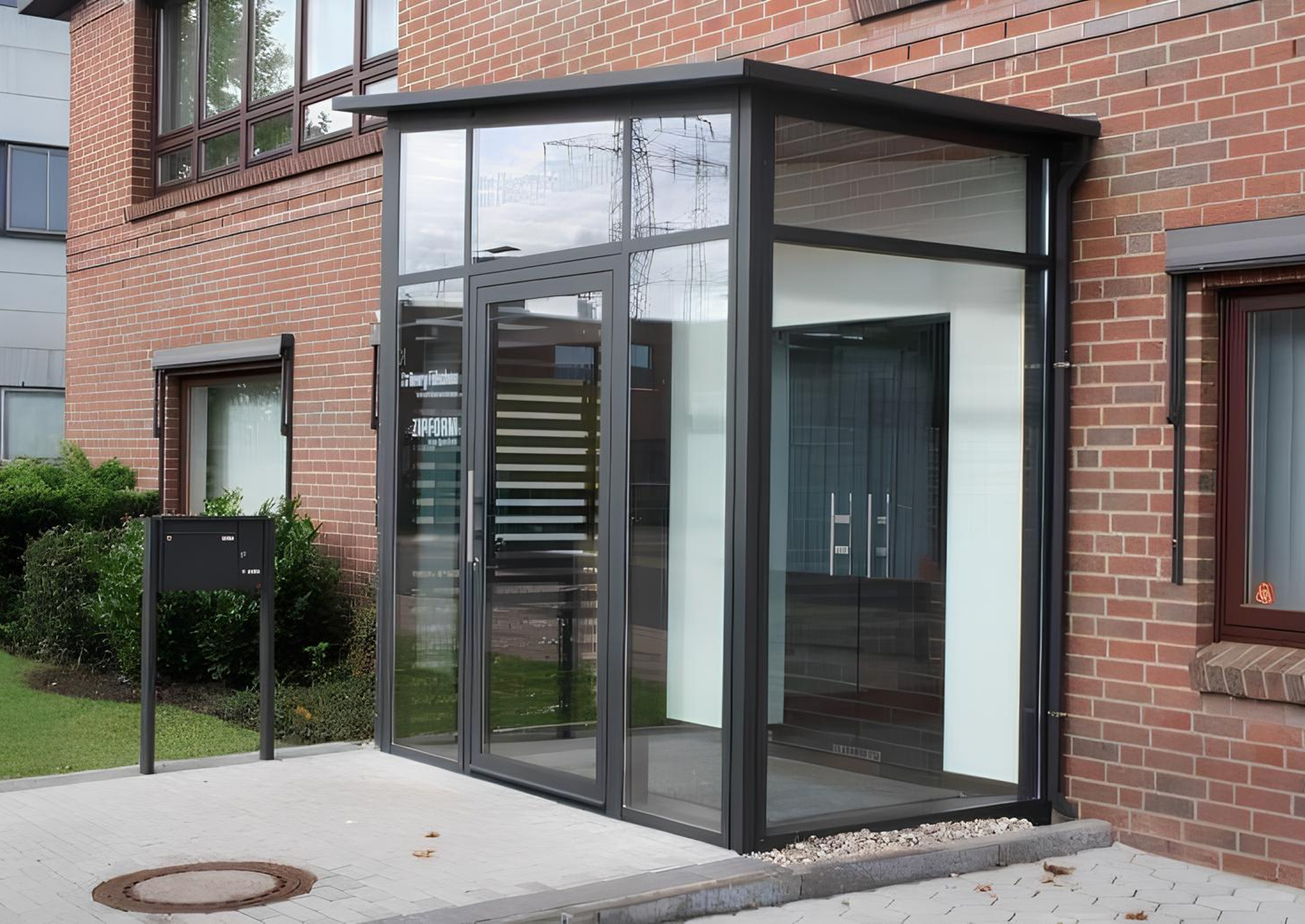 Изготовление и монтаж алюминиевых наружных конструкций .